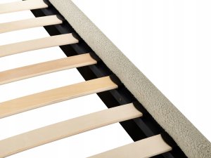 Beliani Łóżko Boucle LUNAN 180 x 200 cm Beżowy 8