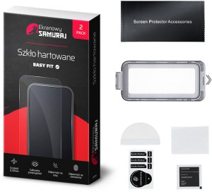 Ekranowy Samuraj Nowe Szkło Prywatyzujące Ekranowy Samuraj do Samsung Galaxy S24 z ramką Easy Fit | 2-Pack 3