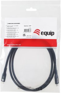 Kabel USB Equip Kabel USB-C4.0->C 80Gbps PD240W St/St 1.20m czarny 4