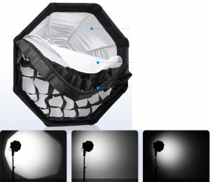 Ulanzi Softbox Oktagonalny Grid 30cm Quick Release Na Mini Bowens / Fold Qs30 6