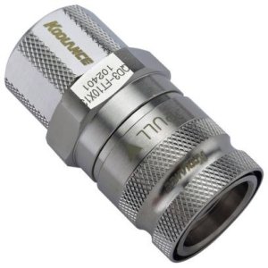 Koolance QD3 Szybkozłączka z Schott prosty męski G1/4 cal IG no-spill srebrny 2