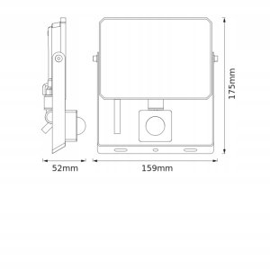 Naświetlacz Osram Naświetlacz FL LUX SENSOR 30W 840 IP65 BK EUE OSRAM 3