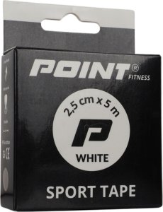 Point Taśma sportowa Point Tape 2,5 cm x 5 m biała 2