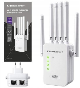 Antena Qoltec Wzmacniacz sygnały Qoltec N300 11