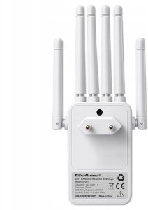Antena Qoltec Wzmacniacz sygnały Qoltec N300 9
