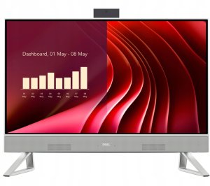 Komputer Dell Komputer Dell 24 All-in-One EC24250 Win 11 Pro i5-1334U/16GB/512GB SSD/23.8 FHD/Intel Iris Xe/Cam/WLAN + BT/Backlit Kb/3Y ProSupport 3