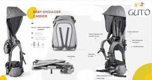 Guto GUTO HIKING RAM SPORTOWE NOSIDŁO TURYSTYCZNE GREY, EAN 5906667740776 2