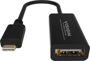 Adapter USB Vision  TC-USBCDP8K USB-C - DisplayPort Czarny  (TC-USBCDP8K/BL) 3
