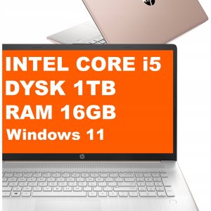 Laptop HP Laptop HP 17T-CN300 / D28PLU8 / Intel Core i5 / 16GB / 1TB / Intel Graphics / HD+ / Win 11 / Różowy 2