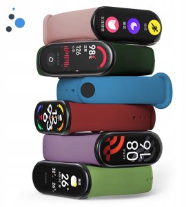 ChronSmarta Zestaw: 6x pasek ChronSmarta do smartband'a Xiaomi Mi Band 8 / 9 / 10 4