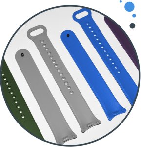 ChronSmarta Zestaw: 6x pasek ChronSmarta do smartband'a Xiaomi Mi Band 8 / 9 / 10 6