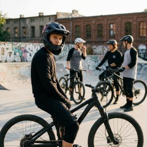 Nils Extreme MTW101 KASK CZERWONY FULL FACE M(56-58CM) NILS EXTREME 14