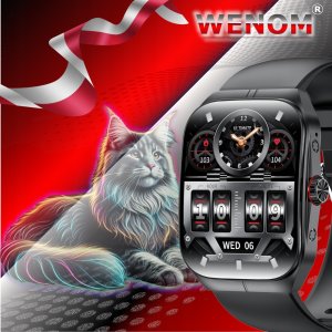 Smartwatch Wenom Zegarek Smartwatch Wenom AMOLED NFC Bluetooth Sportowy, Wodoodporny Menu PL 4
