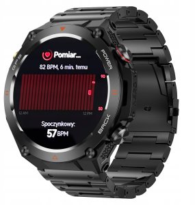 Wenom Bransoleta STALOWA Nierdzewna CZARNY DO SMARTWATCH uniwersalny 22mm Wenom 11