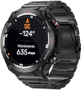 Wenom Bransoleta STALOWA Nierdzewna CZARNY DO SMARTWATCH uniwersalny 22mm Wenom 12