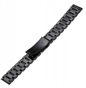 Wenom Bransoleta STALOWA Nierdzewna CZARNY DO SMARTWATCH uniwersalny 22mm Wenom 4
