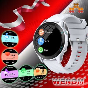 Smartwatch GepardWatches Smartwatch IP 68 Monitor zdrowia Bluetooth, Wodoodporny Menu PL Ciśneinie 2