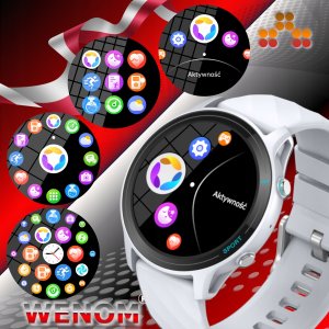 Smartwatch GepardWatches Smartwatch IP 68 Monitor zdrowia Bluetooth, Wodoodporny Menu PL Ciśneinie 3