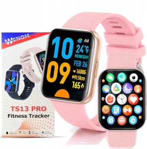 Smartwatch Wenom Smartwatch męski / damski - rozmowy, sport, zdrowie, IP68, Różowy Ciśnienie 2