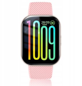 Smartwatch Wenom Smartwatch męski / damski - rozmowy, sport, zdrowie, IP68, Różowy Ciśnienie 4