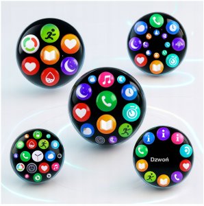 Smartwatch Wenom Smartwatch Wenom DM56 Sportowy Męski Damski GPS Wodoodporny PL Pływanie 11