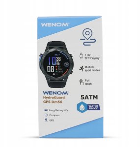 Smartwatch Wenom Smartwatch Wenom DM56 Sportowy Męski Damski GPS Wodoodporny PL Pływanie 7