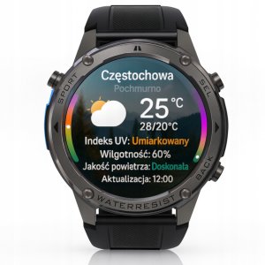 Smartwatch Wenom Smartwatch Wenom DM56 Sportowy Męski Damski GPS Wodoodporny PL Pływanie 8