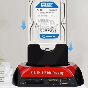 Stacja dokująca Retoo STACJA DOKUJĄCA DO DYSKÓW SATA CZYTNIK KART 2.5' 3.5' USB 3.0 10