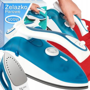 Żelazko Retoo MAŁE ŻELAZKO PAROWE DO UBRAŃ TURYSTYCZNE MINI SKŁADANE 800W 80ML 2