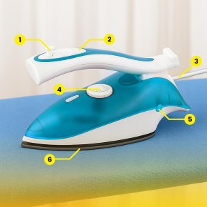 Żelazko Retoo MAŁE ŻELAZKO PAROWE DO UBRAŃ TURYSTYCZNE MINI SKŁADANE 800W 80ML 7
