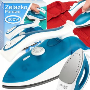Żelazko Retoo MAŁE ŻELAZKO PAROWE DO UBRAŃ TURYSTYCZNE MINI SKŁADANE 800W 80ML 10