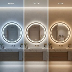 Lusterko kosmetyczne Rea Lustro ścienne LED SOFT 70 8