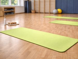 Verk Mata do ćwiczeń jogi pilatesu fitness gimnastyczna treningowa uchwyt 183cm 11