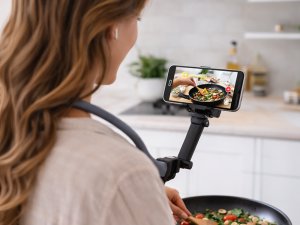 Verk Uchwyt do telefonu na szyję do nagrywania statyw vlog live opaska telefon 8