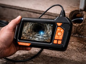 Verk Kamera inspekcyjna endoskop hd 5m ip67 usb 6led do rur wyświetlacz lcd 8
