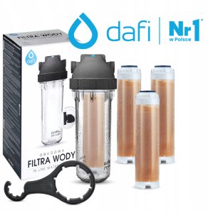 Dafi DAFI Filtr Wody Zmiękczacz Przepływowy 1" Wkład Zmiękczający Wodę 2