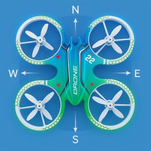 Dron ProNice Dron dla dzieci MINI zabawka kompas zwis zdalnie sterowany świecący z LED 3