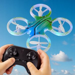 Dron ProNice Dron dla dzieci MINI zabawka kompas zwis zdalnie sterowany świecący z LED 4