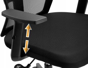 Krzesło biurowe Szchara FOTEL BIUROWY ERGONOMICZNY OBROTOWY KRZESŁO BIUROWE DO BIURKA MIKROSIATKA 4