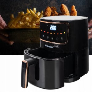 Frytkownica beztłuszczowa Heckermann FRYTKOWNICA BEZTŁUSZCZOWA FRYTOWNICA PIEKARNIK AIR FRAYER DUŻA 1800W 4,7L 3