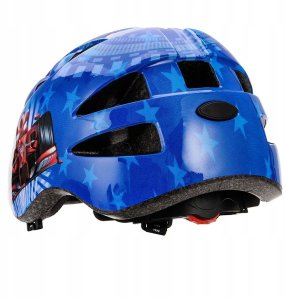 Meteor Kask Rowerowy Regulowany Na Rower Dla Chłopca Wentylowany Ochronny METEOR 3