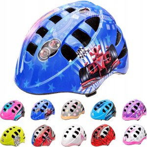 Meteor Kask Rowerowy Regulowany Na Rower Dla Chłopca Wentylowany Ochronny METEOR 8