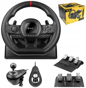 Kierownica Tracer Kierownica TRACER SimRacer Manual Gearbox 6in1(PC/PS4/PS3/Xone/X360) Pedały 11