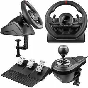 Kierownica Tracer Kierownica TRACER SimRacer Manual Gearbox 6in1(PC/PS4/PS3/Xone/X360) Pedały 12