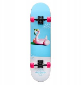 Deskorolka Meteor METEOR Deskorolka Deska Dla Dziewczynki Drewniana Skateboard Flaming 4