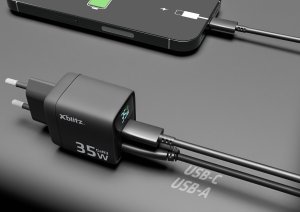 Ładowarka Xblitz Ładowarka sieciowa XBLITZ XC1 GaN3 35W USB-C Power Delivery Quick Charge 7