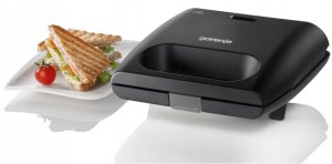 Opiekacz Gorenje Opiekacz 3w1 Gorenje SM703GCB 700W Tosty Gofry Grill wymienne płytki 3