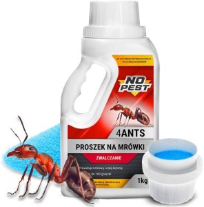 NO PEST PROSZEK PREPARAT TRUTKA ŚRODEK NA MRÓWKI FARAONA GNIAZDA MRÓWEK NO PEST 1KG 14