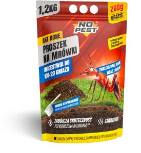 NO PEST PROSZEK ŚRODEK PREPARAT TRUTKA NA MRÓWKI NO PEST 1,2KG LIKWIDUJE GNIAZDA 13