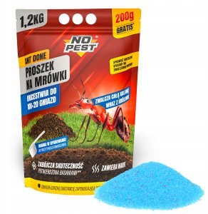 NO PEST PROSZEK ŚRODEK PREPARAT TRUTKA NA MRÓWKI NO PEST 1,2KG LIKWIDUJE GNIAZDA 7
